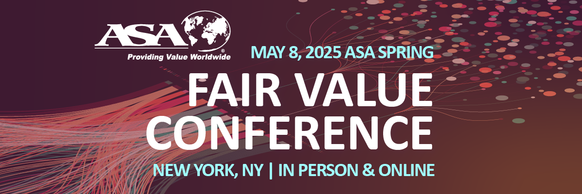 2025 ASA Spring Fair Value Conference