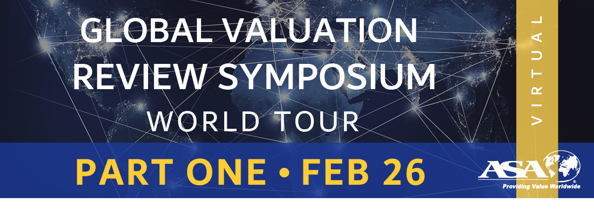 Global Valuation Review Symposium World Tour - Part 1 of 3