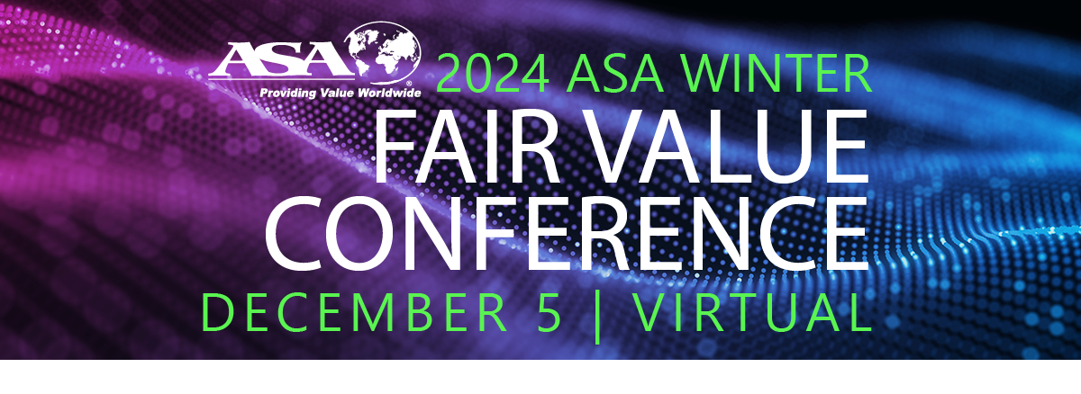 2024 ASA Winter Fair Value Conference (Virtual)