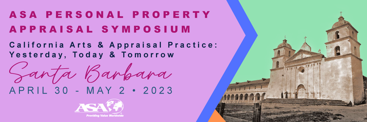 2023 ASA Personal Property Appraisal Symposium